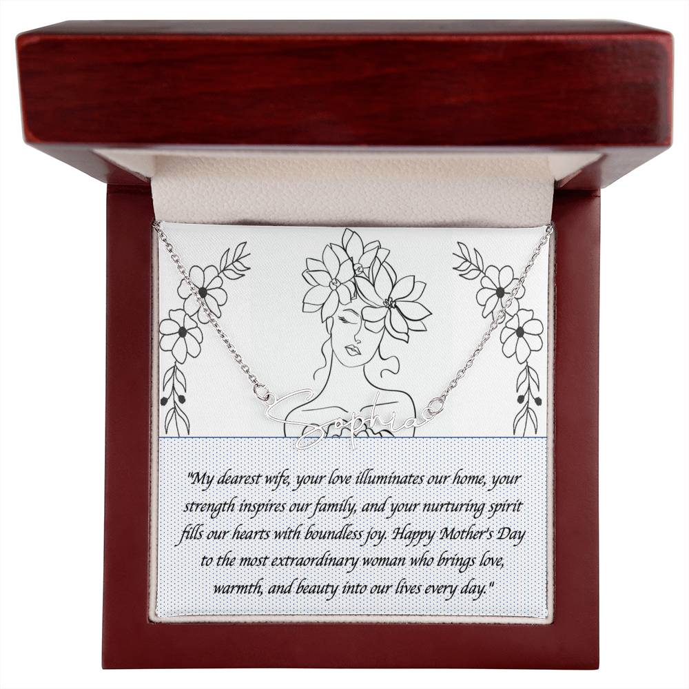 Signature Name Necklace for Her